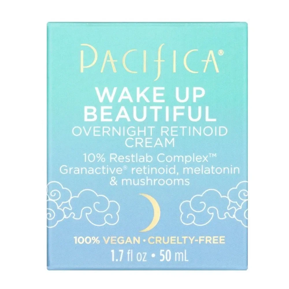 LAST 1! Pacifica Wake Up Beautiful Overnight Retinoid Cream Moisturizer NEW